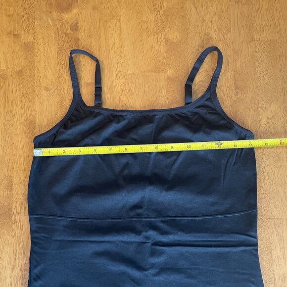 Size 2XL Maidenform Sweet Nothings black firm control tummy toning tank - Picture 3 of 7